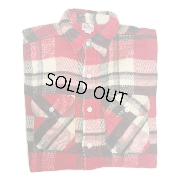 画像1: 50's DEAD STOCK　”KING KOLE”　HEAVY FLANNEL SHIRTS (1)