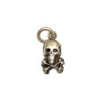 画像2: 50's　SKULL ＆ CROSSBONES　SILVER PENDANT TOP (2)