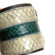 画像7: 70's LEATHER BANGLE　with SNAKE LEATHER (7)