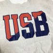 画像10: 90's CHAMPION REVERSE WEAVE SWEAT SHIRTS　WITH BOTH SIDES PRINTED　”USB” (10)