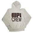 画像1: 90's CHAMPION REVERSE WEAVE SWEAT SHIRTS　WITH HOODED　AND BOTH SIDES PRINTED　”WPI CREW” (1)