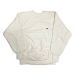 画像1: 90's CHAMPION REVERSE WEAVE PRINTED SWEAT SHIRTS WHITE XL (1)