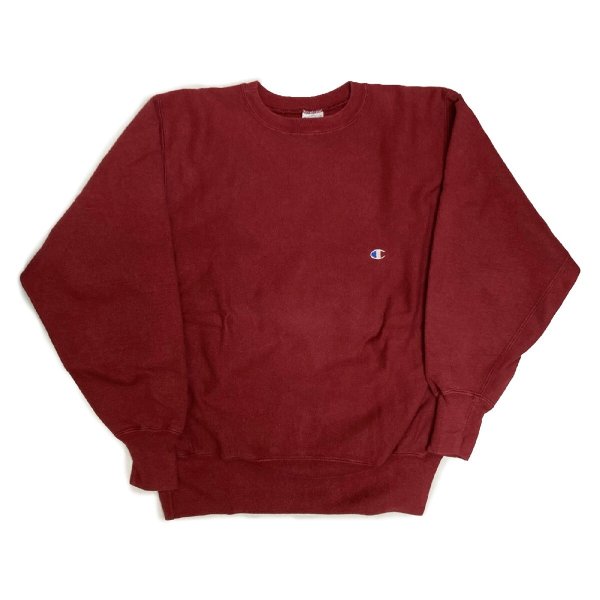 画像1: 90's CHAMPION REVERSE WEAVE SWEAT SHIRTS　WINE RED　L　 (1)