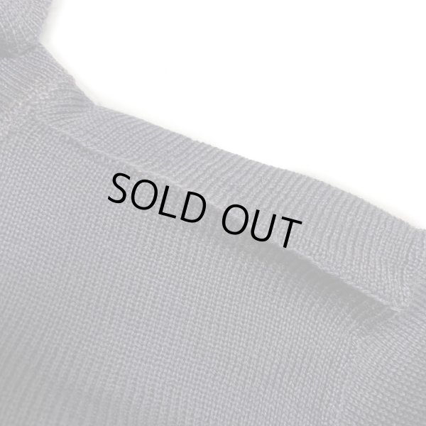 画像14: 〜1920's VERY OLD　TURTLENECK　WOOL KNIT　WITH FELT PATCH (14)