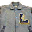 画像4: 50's ALL MELTON  BASEBALL JACKET (4)