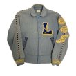 画像1: 50's ALL MELTON  BASEBALL JACKET (1)