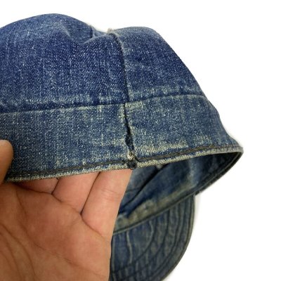 画像2: 50's Lee　6 PANNELS　DENIM WORK CAP