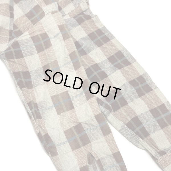 画像16: 50's "PENNEY'S" PRINTED LIGHT COTTON FLANNEL SHIRTS (16)