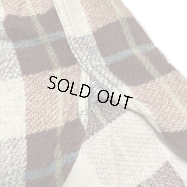 画像11: 50's "PENNEY'S" PRINTED LIGHT COTTON FLANNEL SHIRTS (11)