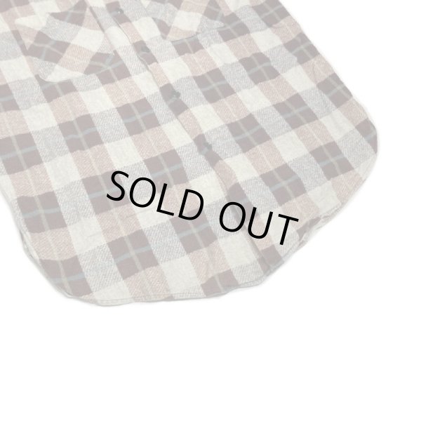 画像10: 50's "PENNEY'S" PRINTED LIGHT COTTON FLANNEL SHIRTS (10)