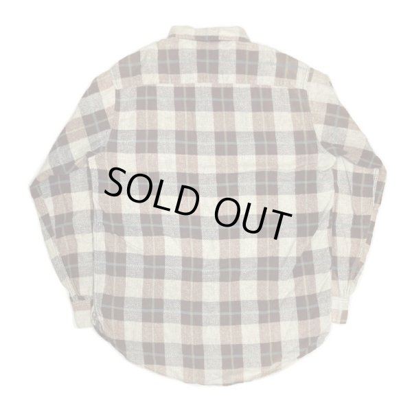 画像3: 50's "PENNEY'S" PRINTED LIGHT COTTON FLANNEL SHIRTS (3)