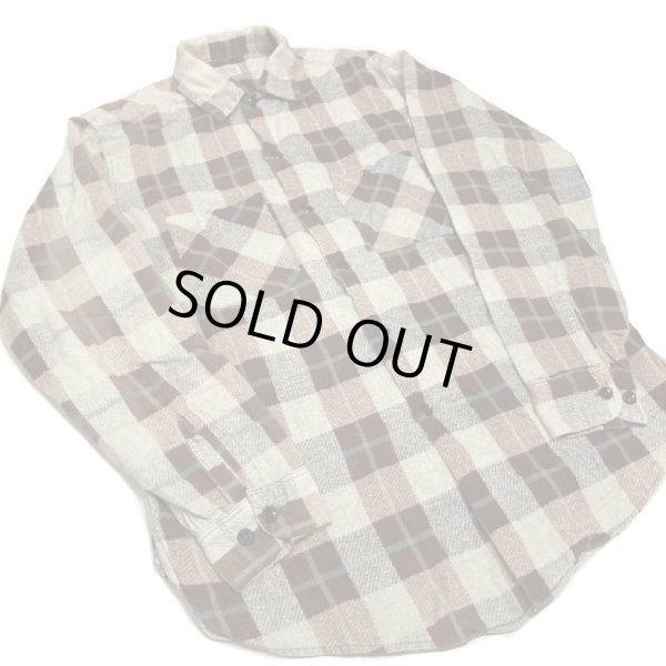 画像2: 50's "PENNEY'S" PRINTED LIGHT COTTON FLANNEL SHIRTS (2)