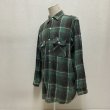 画像19: 50's "5 BROTHER"　COTTON HEAVY FLANNEL SHIRTS　マチ付き (19)