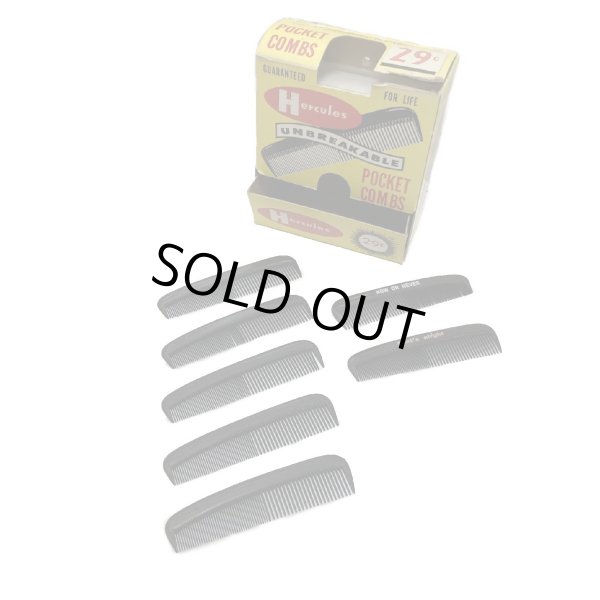 画像3: 50's DEAD STOCK COMB SOLID ×５ps. and with ORIGINAL PRINTED × 2ps.　WITH ORIGINAL BOX　(1) (3)