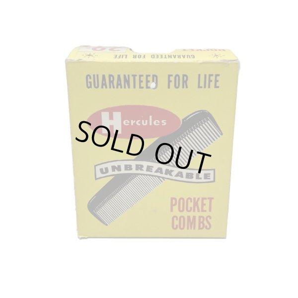 画像6: 50's DEAD STOCK COMB SOLID ×５ps. and with ORIGINAL PRINTED × 2ps.　WITH ORIGINAL BOX　(1) (6)