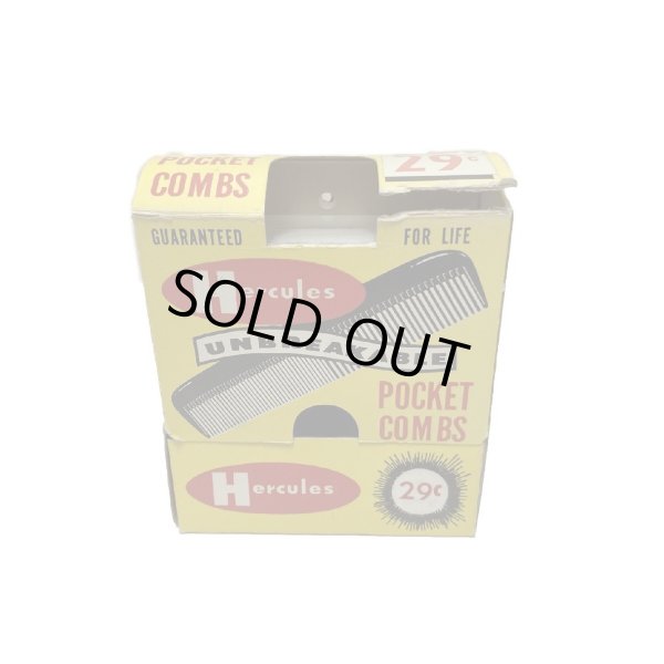 画像5: 50's DEAD STOCK COMB SOLID ×５ps. and with ORIGINAL PRINTED × 2ps.　WITH ORIGINAL BOX　(1) (5)