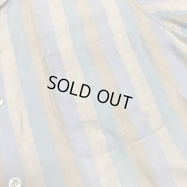画像6: 60's "BOLD STRIPE"  PATTERN　　LONG SLEEVE SHIRTS (6)
