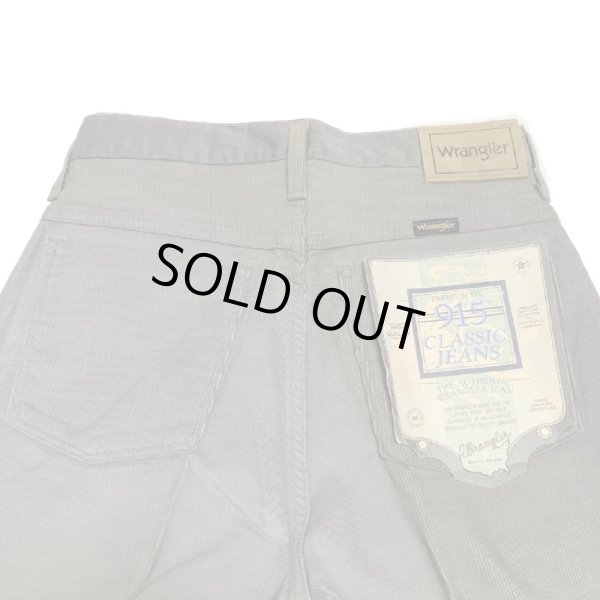 画像12: 80's DEAD STOCK "WRANGLER　915"　CORDUROY PANTS　GRAY　W31 (12)