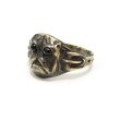 画像3: ”BULLDOG” MOTIF BRASS RING WITH GREEN EYES　11号　(6) (3)