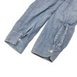 画像11: 40's "BAREKAT" BLUE CHAMBRAY SHIRTS (11)