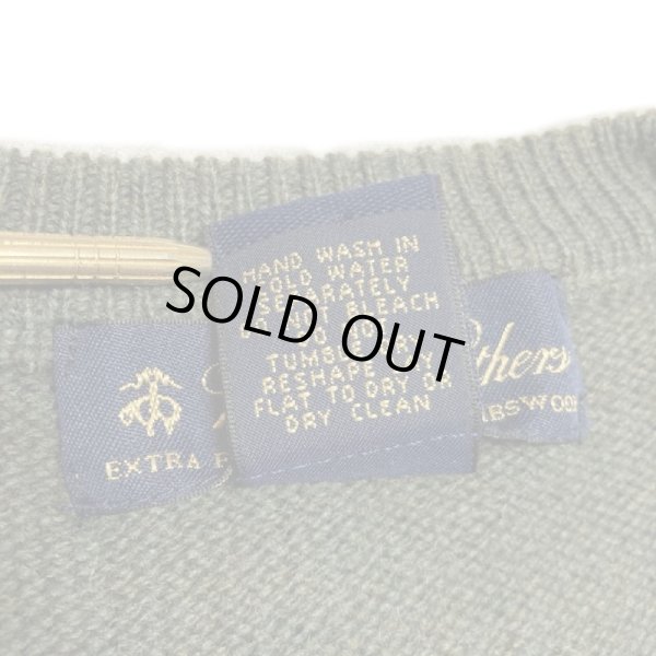 画像6: 90's〜   DEAD STOCK   ”BROOKS BROTHERS”　LAMBSWOOL ARGYLE PATTERN KNIT (6)