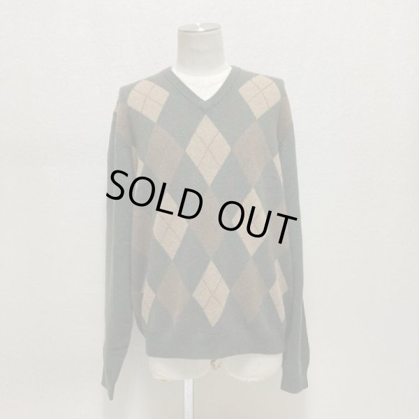 画像14: 90's〜   DEAD STOCK   ”BROOKS BROTHERS”　LAMBSWOOL ARGYLE PATTERN KNIT (14)