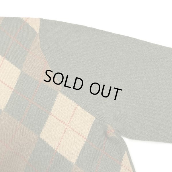 画像9: 90's〜   DEAD STOCK   ”BROOKS BROTHERS”　LAMBSWOOL ARGYLE PATTERN KNIT (9)