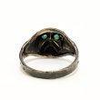 画像5: ”BULLDOG” MOTIF BRASS RING WITH GREEN EYES　13号　(5) (5)