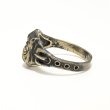 画像5: ”BULLDOG” MOTIF BRASS RING WITH GREEN EYES　17号　(2) (5)