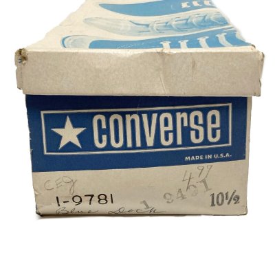 画像2: 50's〜1962's CONVERSE COTTON CANVAS DECK SNEAKER DARK NAVY　箱付き VERY GOOD CONDITION
