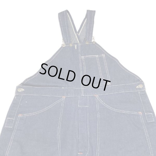 画像7: ~20's MINT CONDITION DOUBLE KNEE 巻きSTYLE DOUBLE HOOK PINS BUCKLE DENIM BIB OVERALL (7)