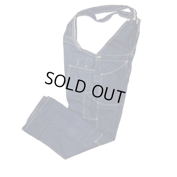 画像3: ~20's MINT CONDITION DOUBLE KNEE 巻きSTYLE DOUBLE HOOK PINS BUCKLE DENIM BIB OVERALL (3)