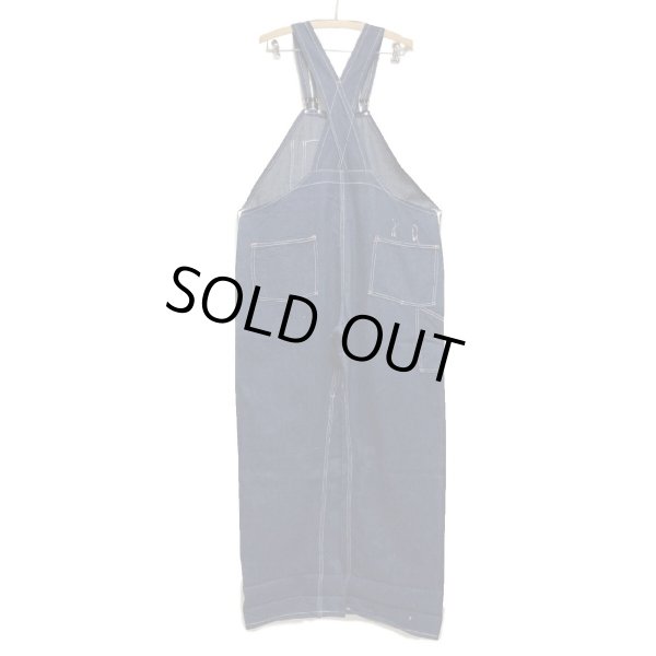 画像2: ~20's MINT CONDITION DOUBLE KNEE 巻きSTYLE DOUBLE HOOK PINS BUCKLE DENIM BIB OVERALL (2)