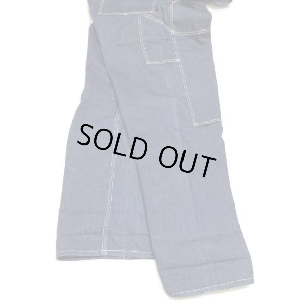 画像4: ~20's MINT CONDITION DOUBLE KNEE 巻きSTYLE DOUBLE HOOK PINS BUCKLE DENIM BIB OVERALL (4)