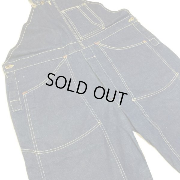 画像8: ~20's MINT CONDITION DOUBLE KNEE 巻きSTYLE DOUBLE HOOK PINS BUCKLE DENIM BIB OVERALL (8)