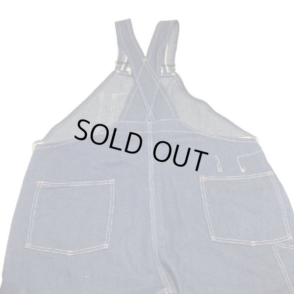 画像11: ~20's MINT CONDITION DOUBLE KNEE 巻きSTYLE DOUBLE HOOK PINS BUCKLE DENIM BIB OVERALL (11)