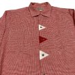 画像7: 50's GINGHAM CHECK PATTERN　GOOD DESIGN LONG SLEEVE SHIRTS (7)