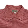 画像4: 50's GINGHAM CHECK PATTERN　GOOD DESIGN LONG SLEEVE SHIRTS (4)