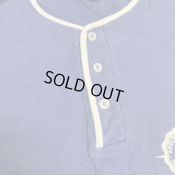 画像6: 60's CHAMPION RUNNER TAG 鹿の子編み PRINTED HENRY NECK RINGER Tee SHIRTS (6)
