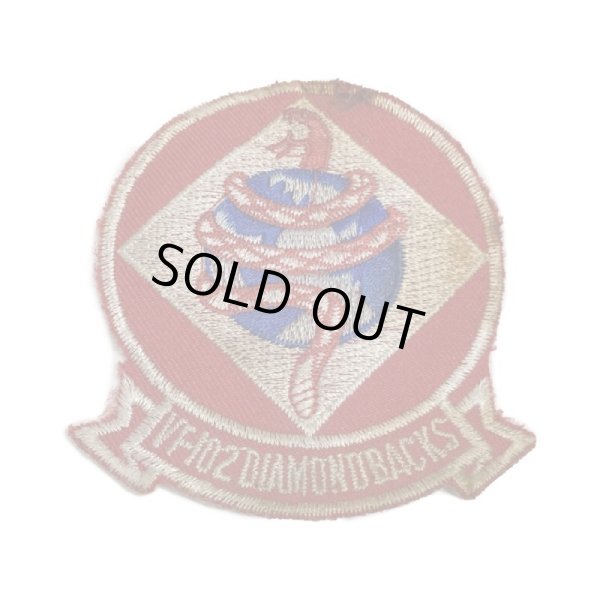 画像1: 50's〜 U.S.NAVY "VF-102 DIAMONDBACKS" SQORDRON PATCH (1)