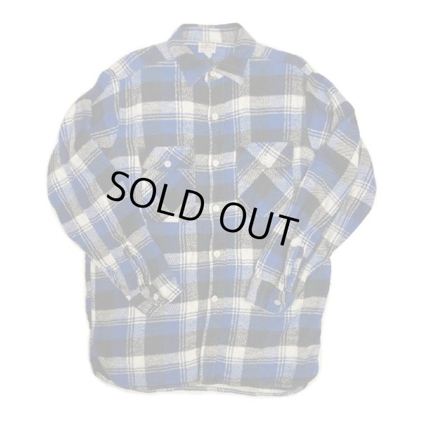 画像1: 50's "KING KOLE"　HEAVY FLANNEL SHIRTS　1WASH (1)