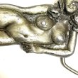 画像3: 1979's　NAKED  PINUP GIRL　NICKEL SILVER　BELT BUCKLE (3)