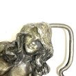 画像2: 1979's　NAKED  PINUP GIRL　NICKEL SILVER　BELT BUCKLE (2)