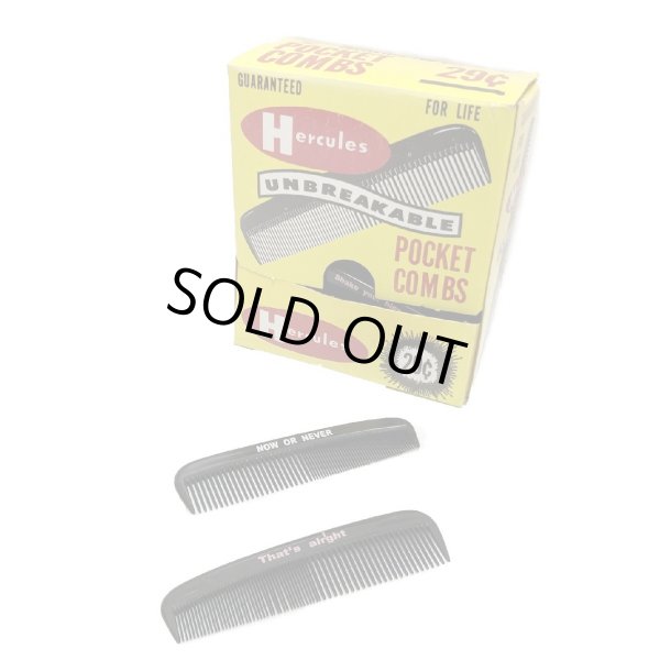 画像17: 50's DEAD STOCK COMB with AFTER ORIGINAL PRINTED 2ps. SET　(4) (17)
