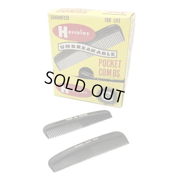 画像16: 50's DEAD STOCK COMB with AFTER ORIGINAL PRINTED 2ps. SET　(4) (16)