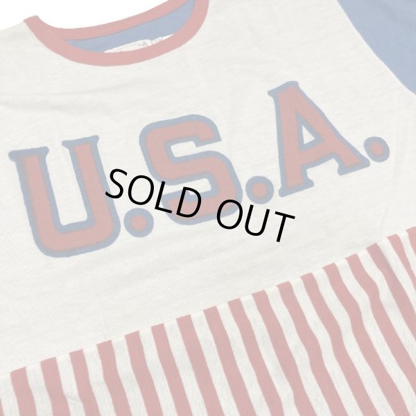画像4: 60's〜 DEAD STOCK　UNUSUAL　”U.S.A.”　Tee SHIRT (4)