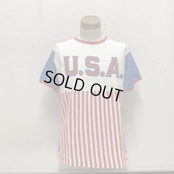 画像17: 60's〜 DEAD STOCK　UNUSUAL　”U.S.A.”　Tee SHIRT (17)