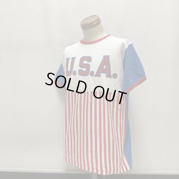画像18: 60's〜 DEAD STOCK　UNUSUAL　”U.S.A.”　Tee SHIRT (18)