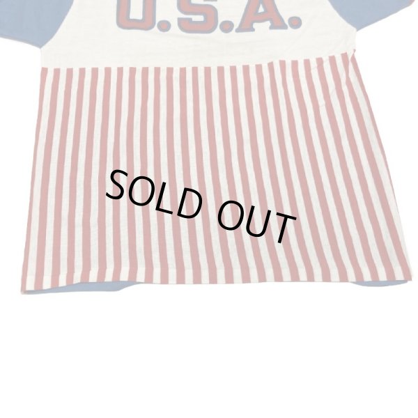 画像5: 60's〜 DEAD STOCK　UNUSUAL　”U.S.A.”　Tee SHIRT (5)