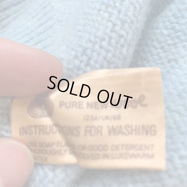 画像6: around 70's  DEAD STOCK 　"BROOKS BROTHERS" DIAMOND PATTERN WOOL KNIT (6)